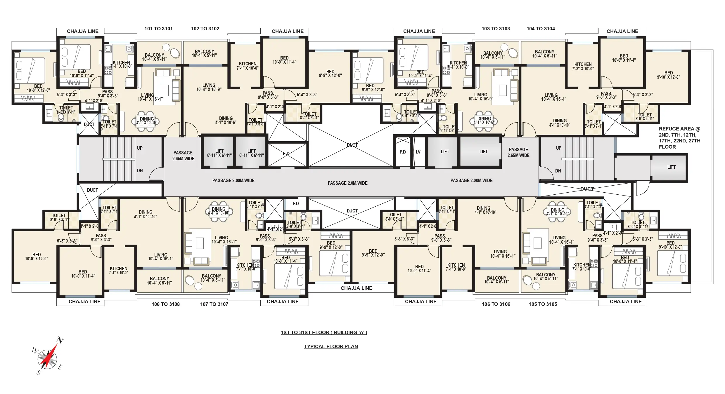 Tharwani Majestic Floor Plan A